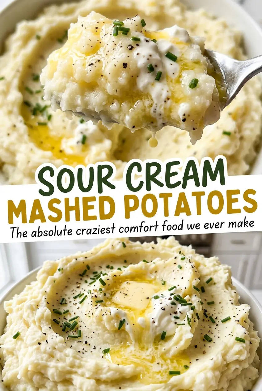 Sour Cream Mashed Potatoes creamy buttery mash