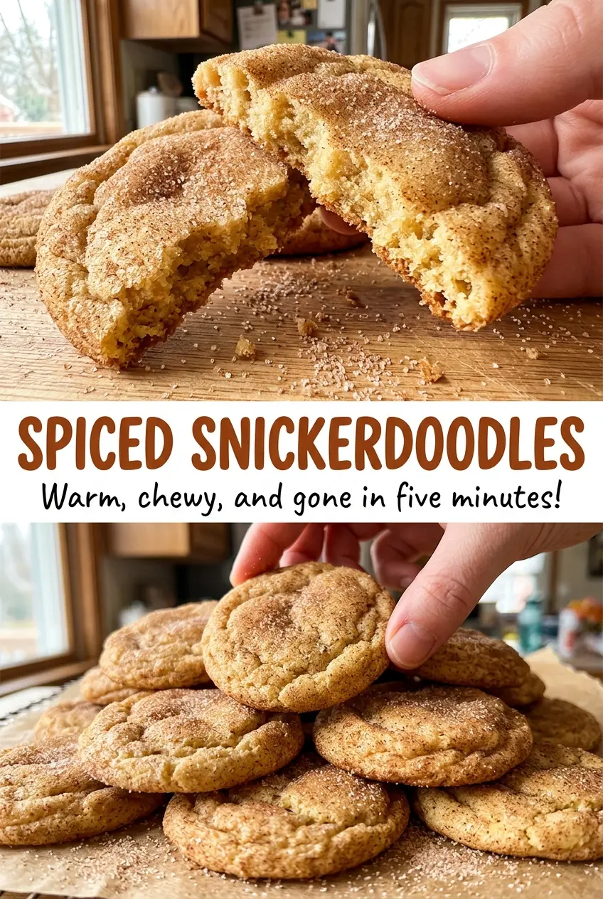 Spiced Snickerdoodles soft centers