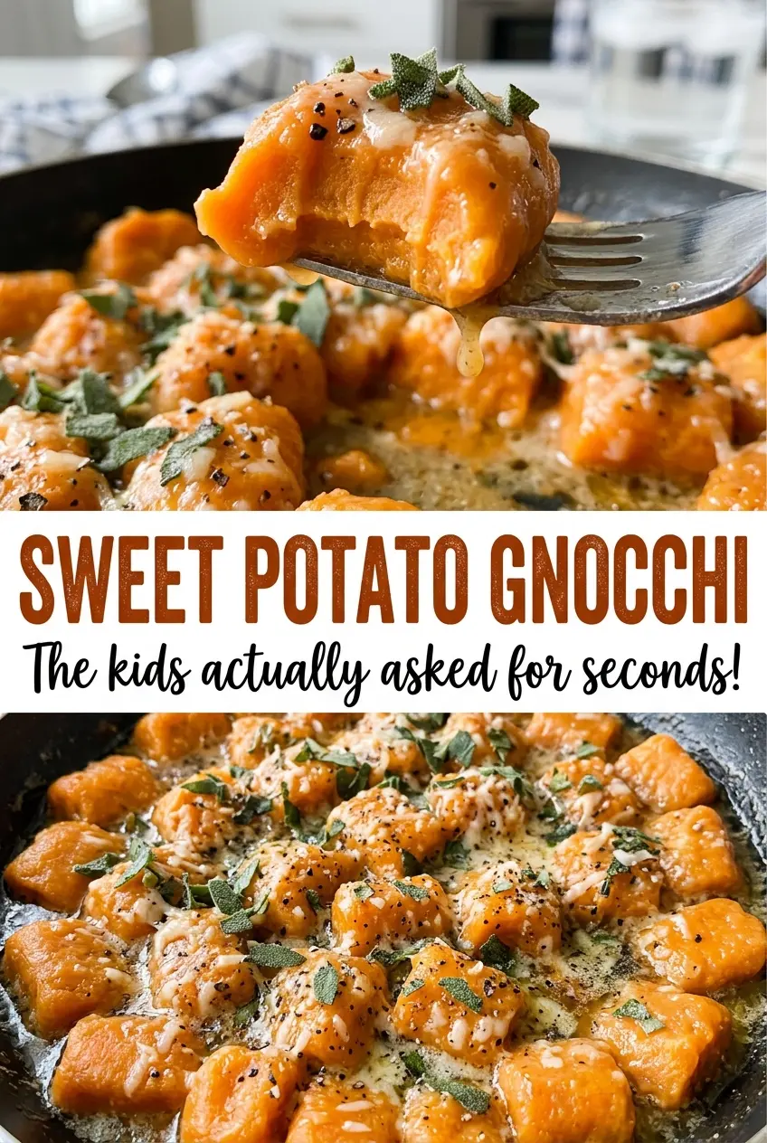 Sweet Potato Gnocchi with soft ridges