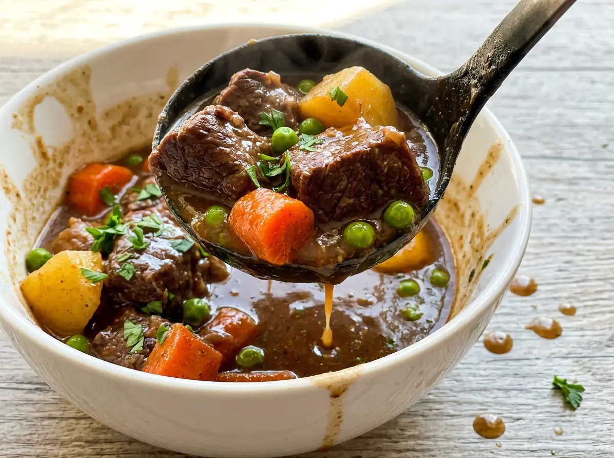 Witchs Cauldron Beef Stew with tender beef
